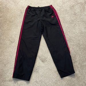 Adidas track pants in size medium.